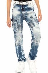 CDK103 BLUE BOYS' JEANS REGULAR FIT
