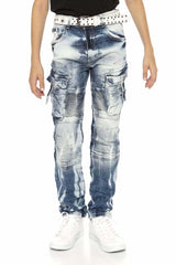 CDK103 BLUE BOYS' JEANS REGULAR FIT