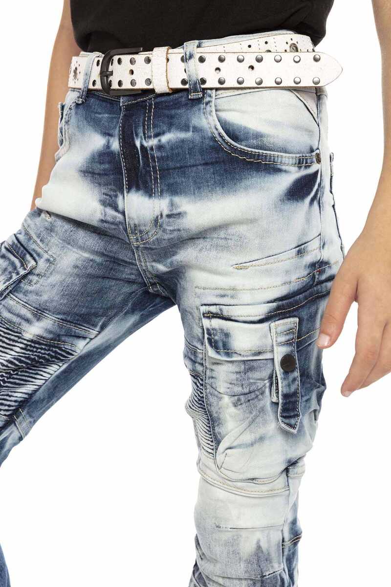 CDK103 BLUE BOYS' JEANS REGULAR FIT