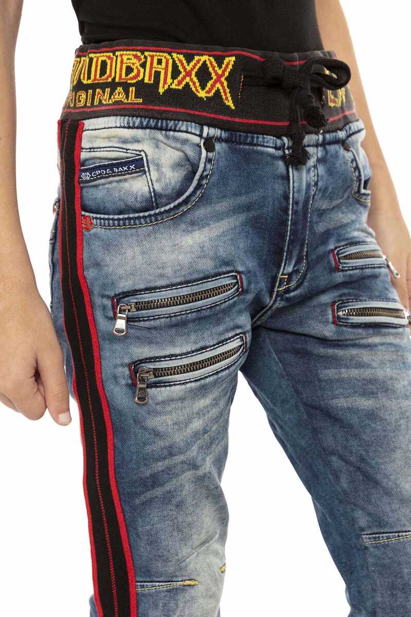 CDK106 BLUE BOYS' JEANS REGULAR FIT
