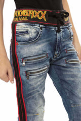 CDK106 BLUE BOYS' JEANS REGULAR FIT