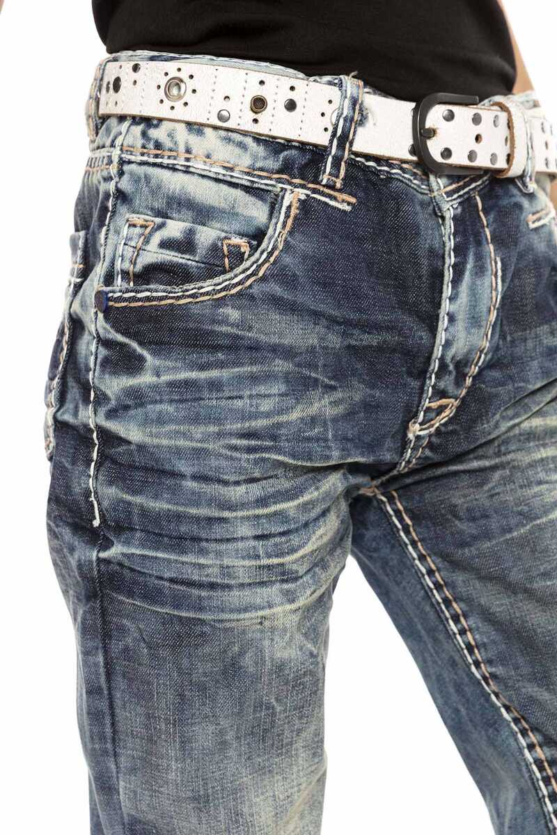 CDK112 BLUE BOYS' JEANS REGULAR FIT