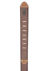 CG106 Men's designer leather belt in an elegant look with metal patch