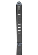 CG106 Men's designer leather belt in an elegant look with metal patch