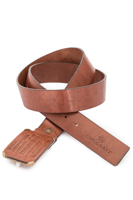 CG154 Men's leather belt with great buckle