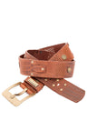 CG158 Men's leather belt with cool studs
