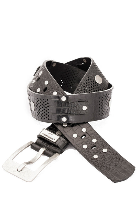 CG158 Men's leather belt with cool studs