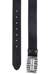 CG160 Men's leather belt with striking buckle