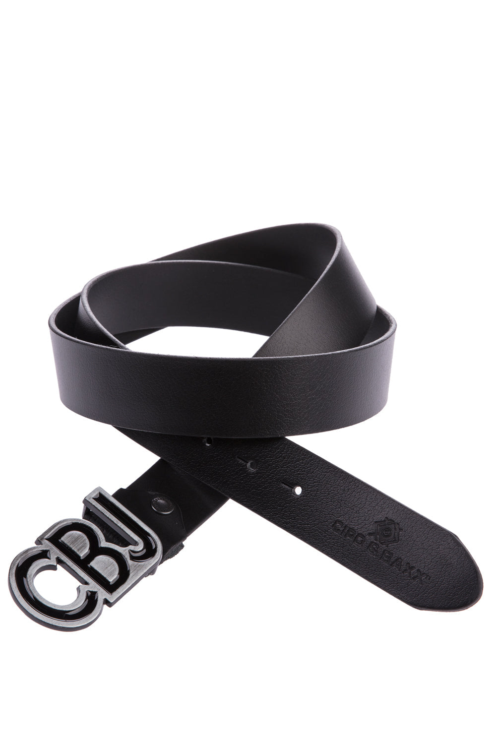 CG161 Men's leather belt with striking buckle