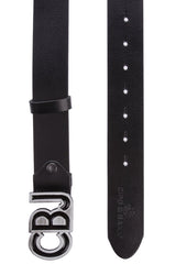 CG161 Men's leather belt with striking buckle