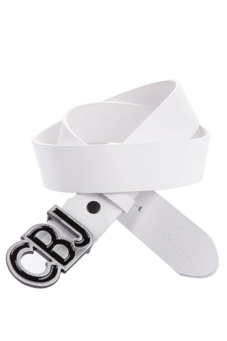 CG161 Men's leather belt with striking buckle