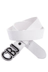 CG161 Men's leather belt with striking buckle