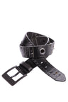 CG162 Men's leather belt with stylish studded details