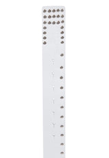 CG163 Men's leather belt with stud trim