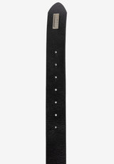 CG164 Men's leather belt with fashionable metal buckle