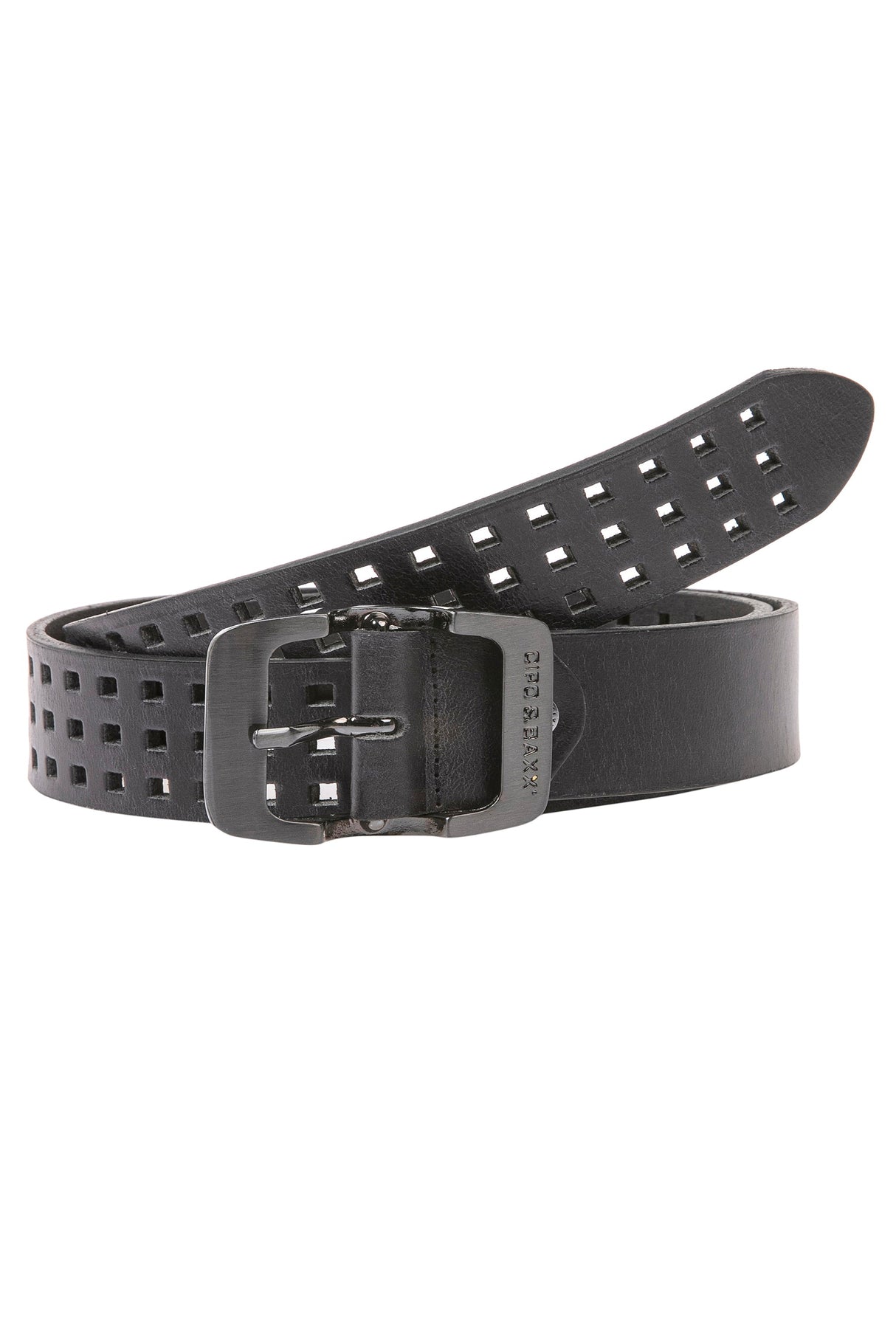 CG168 Men's leather belt in a fashionable look