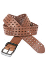 CG168 Men's leather belt in a fashionable look