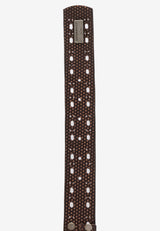 CG174 Men's leather belt in a futuristic look