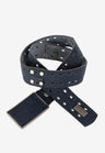 CG174 Men's leather belt in a futuristic look