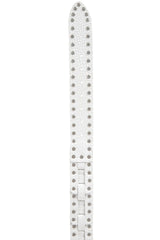 CG175 Men's leather belt with embossing and rivets