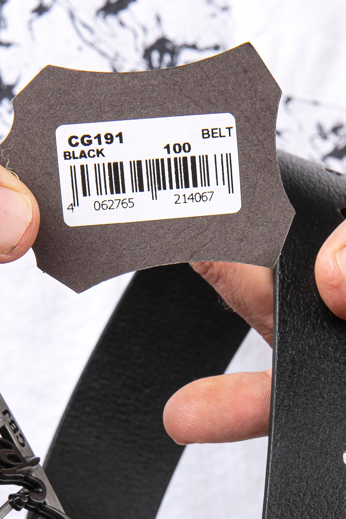CG191 Men's Belt Pattern Robust Buckle