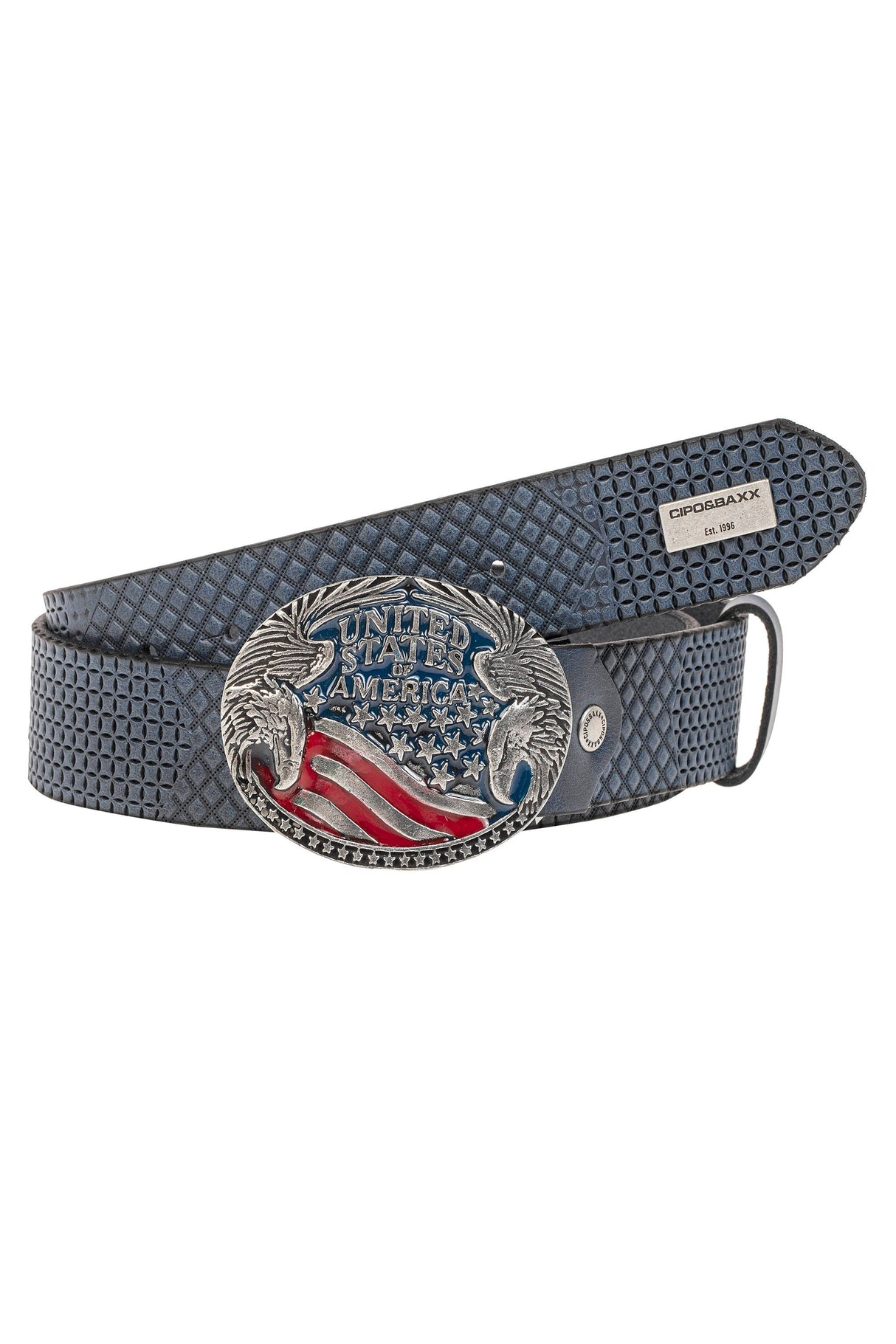 CG197 Men's Leather Belt Casual Look
