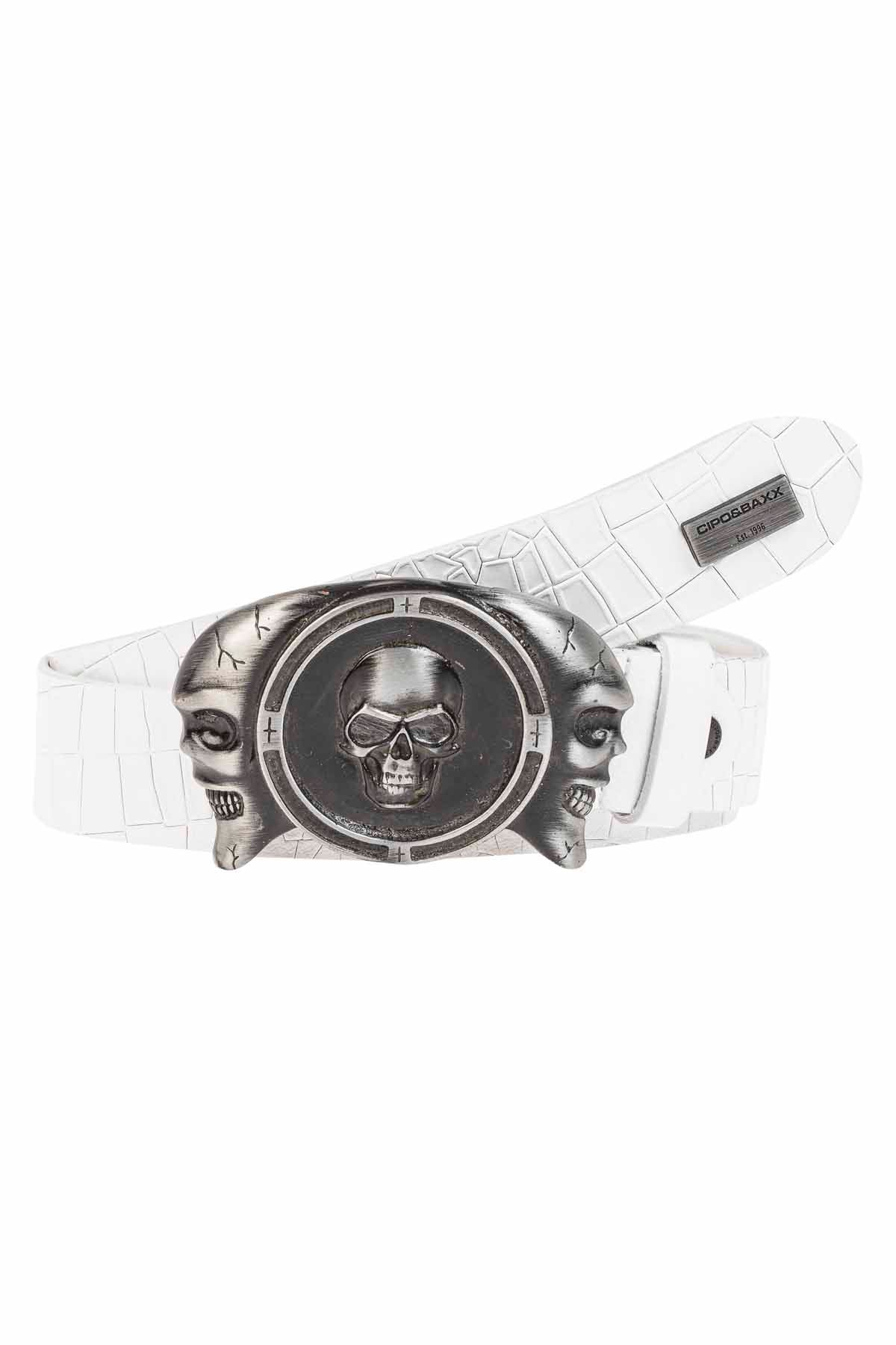 CG198 Men's belt with cool skull design