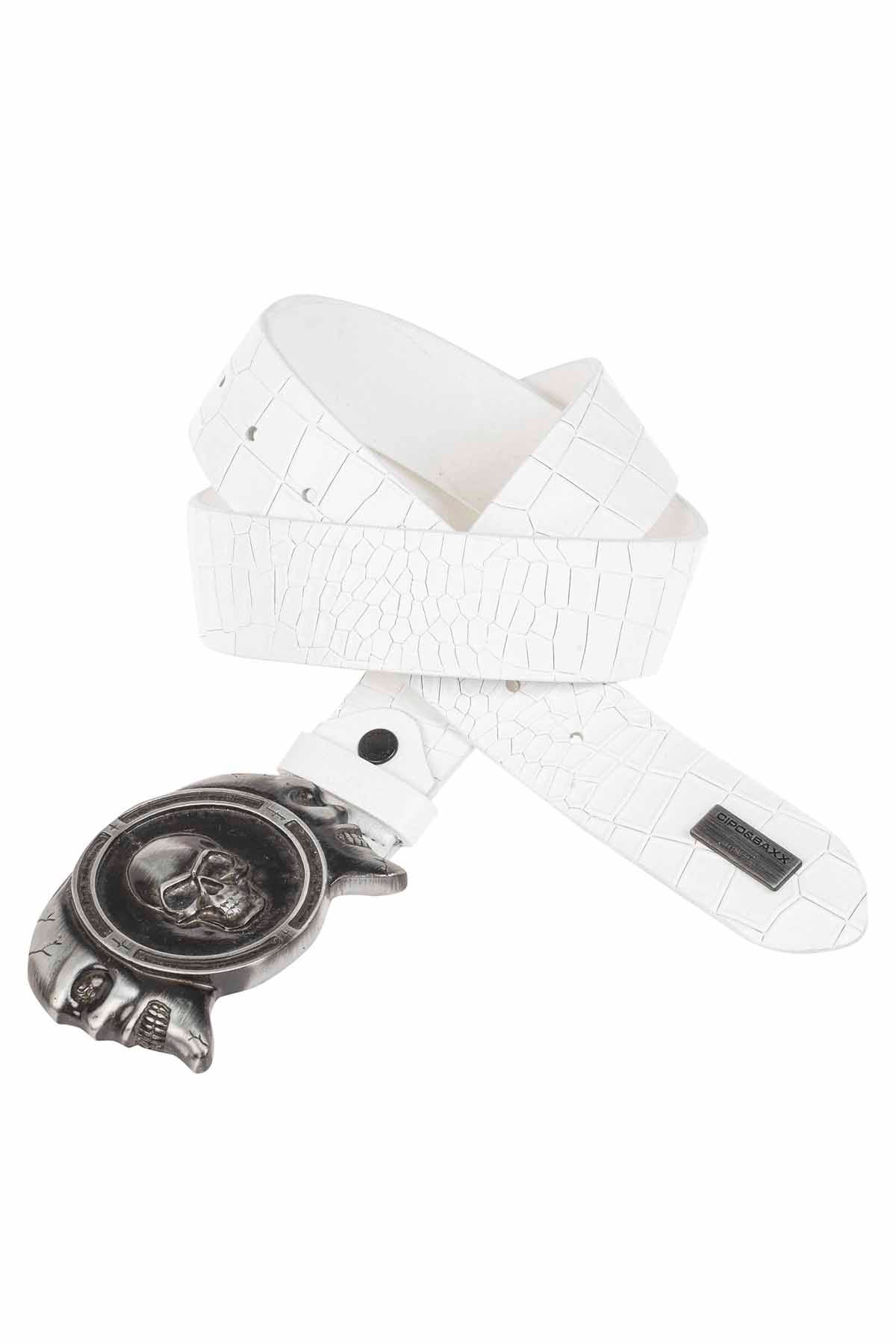 CG198 Men's belt with cool skull design