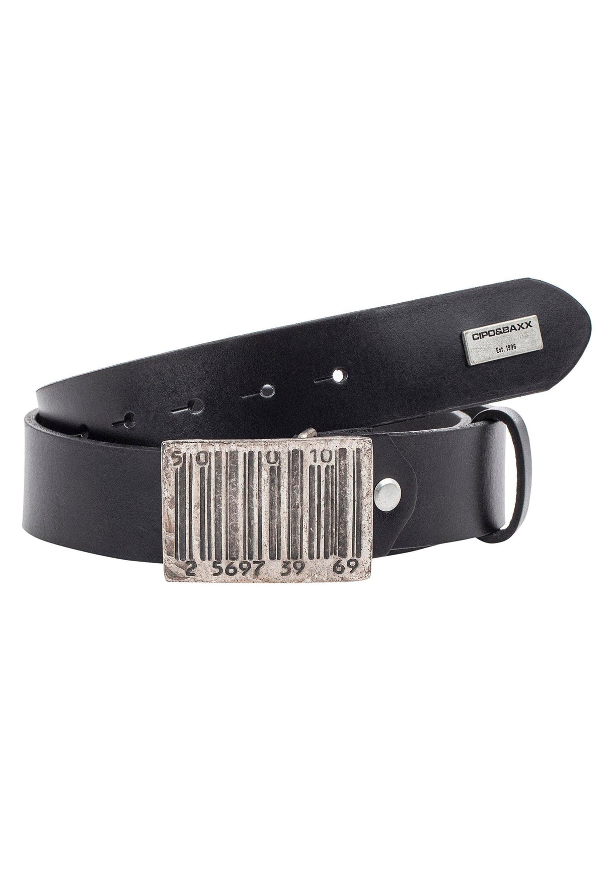 CG201 Men's Belt with Barcode Buckle