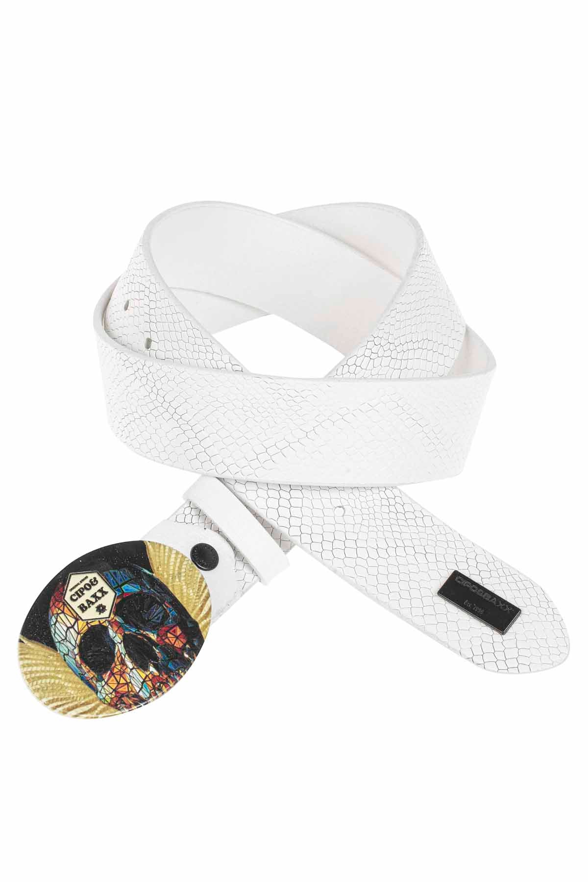CG202 Men's Belt with Metal Patch