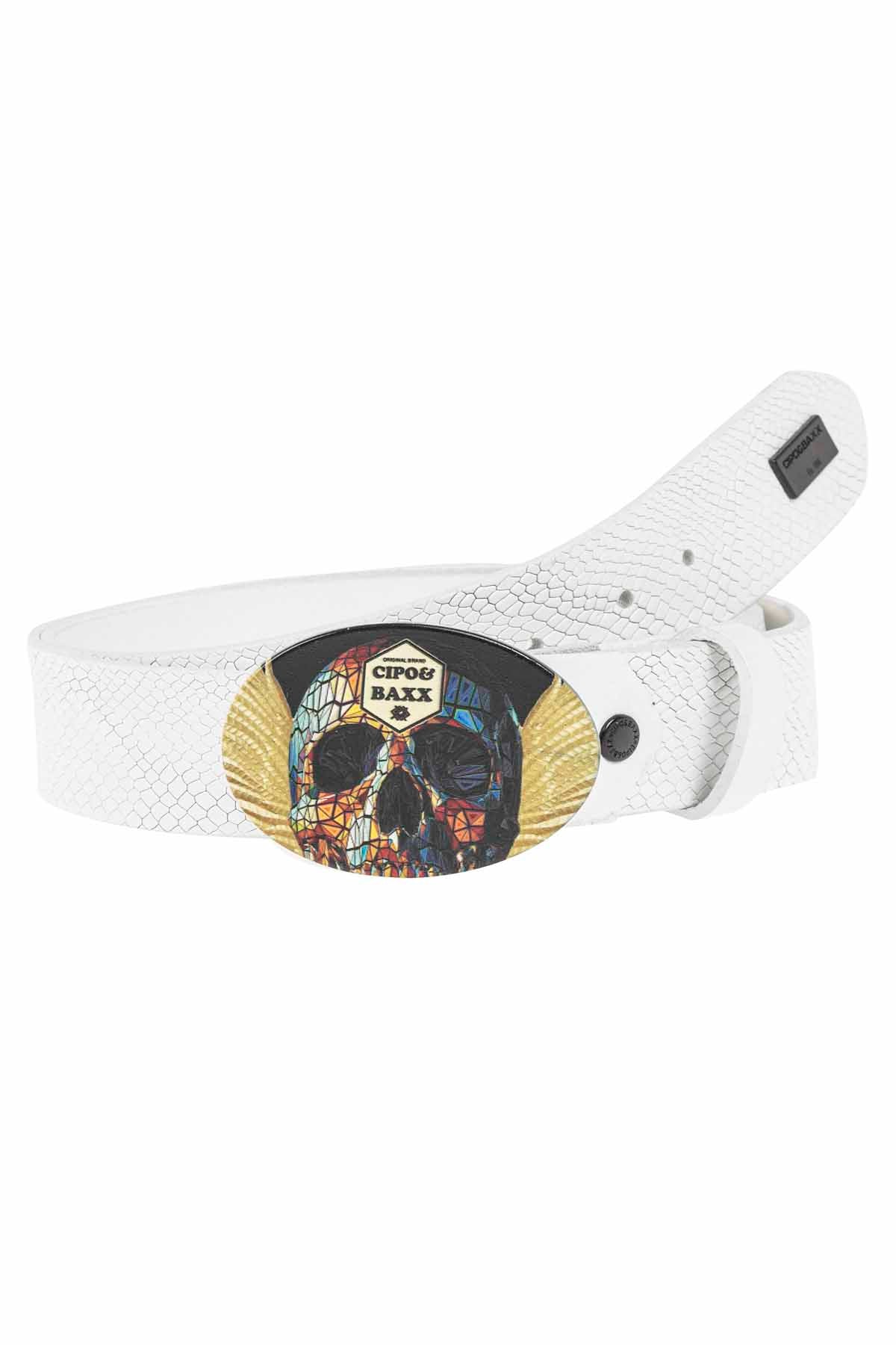 CG202 Men's Belt with Metal Patch