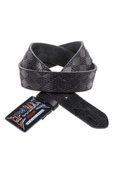 CG204 Men's belt with rectangular buckle