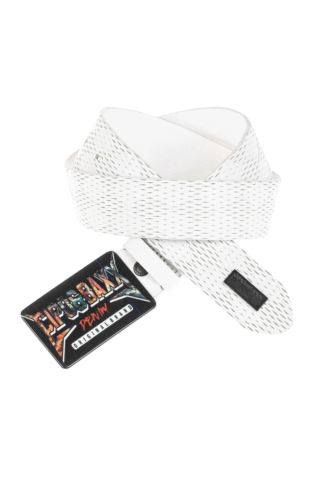 CG204 Men's belt with rectangular buckle