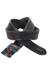 CG205 Men's belt with colorful rectangular skull motif