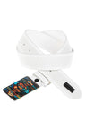 CG205 Men's belt with colorful rectangular skull motif