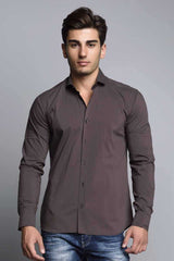 CH113 Men's long-sleeved shirt in a classic cut