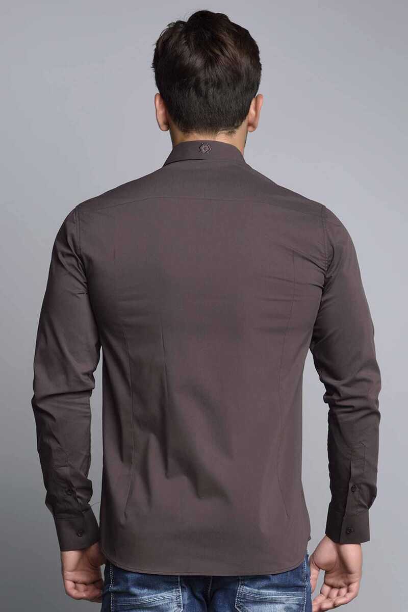 CH113 Men's long-sleeved shirt in a classic cut