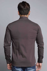 CH113 Men's long-sleeved shirt in a classic cut