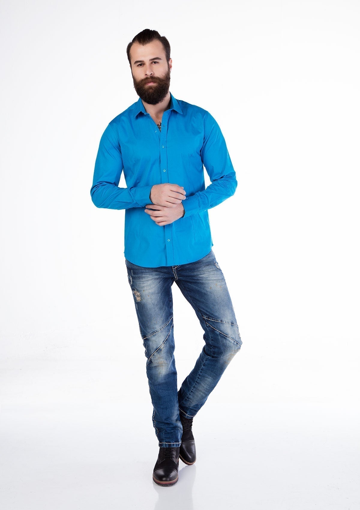 CH125 Men's business shirt in an elegant basic design