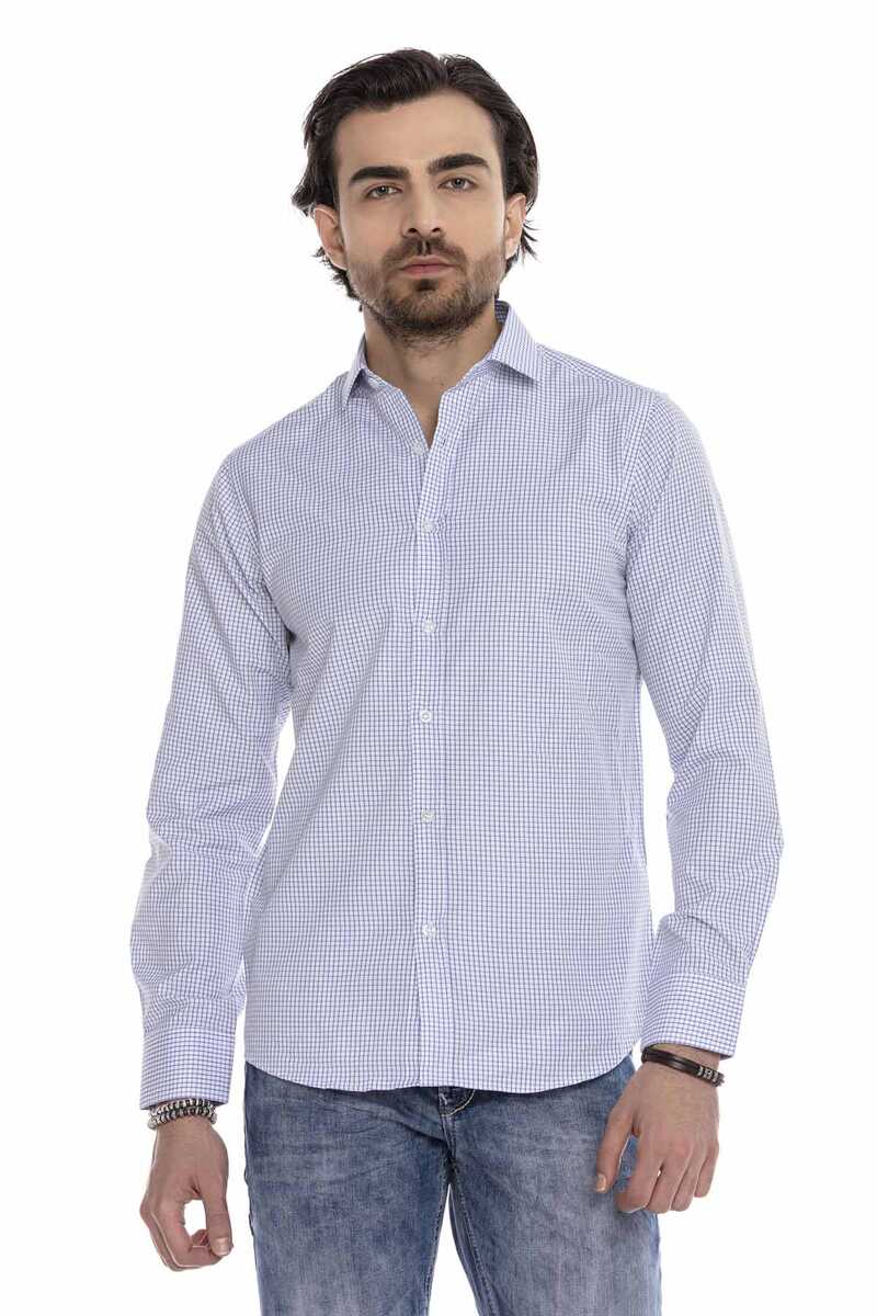 CH176 Men's business shirt with classic shirt collar