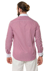 CH192 Men's Shirt with Line Design
