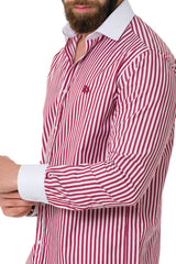 CH192 Men's Shirt with Line Design
