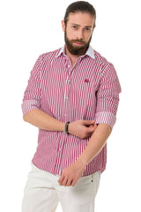 CH192 Men's Shirt with Line Design