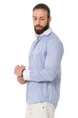CH192 Men's Shirt with Line Design