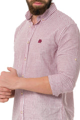 CH194 Men's shirt with striped design