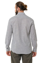 CH194 Men's shirt with striped design