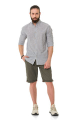 CH194 Men's shirt with striped design