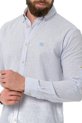 CH194 Men's shirt with striped design
