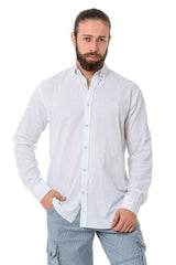 CH199 Men's long-sleeved shirt with a trendy classic look