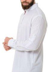 CH199 Men's long-sleeved shirt with a trendy classic look